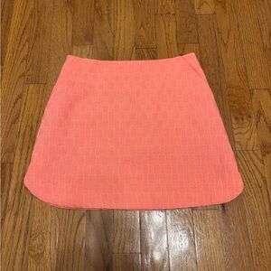 Topshop Vibrant Coral Mini Skirt